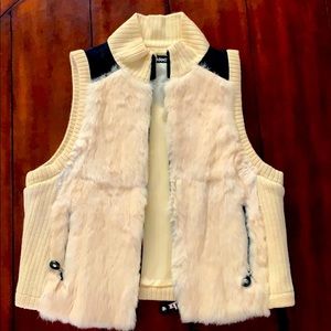 Real Rabbit Vintage Fur Vest